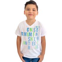 Camiseta Infatil Menino Gangster Gola Redonda Linha Premium