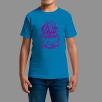 Camiseta Infatil Streetwear Básica Casual Estilosa Manga Curta Gola Redonda Shut
