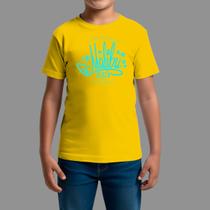 Camiseta Infatil Streetwear Básica Moda De Rua Gola Redonda Malibu