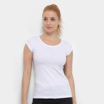 Camiseta Internacional Blanks Feminina - Natural Cotton