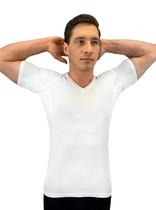 Camiseta íntima Apixt à prova de suor para homens com almofadas de suor nas axilas