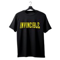 Camiseta Invincible - 100% Algodão Unissex Camiseta Invincible - 100% Algodão Unissex