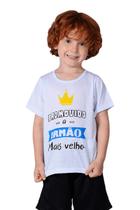 Camiseta Irmão Mais Velho - Destak Camiseta Irmão Mais Velho - Destak