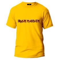 Camiseta Iron Maiden Banda De Rock Lançamento Top