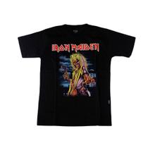 Camiseta Iron Maiden Blusa Preta Killers Unissex Pu026 BM Camiseta Iron Maiden Blusa Preta Killers Unissex Pu026 BM