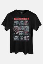 Camiseta Iron Maiden Eddie Versions Camiseta Iron Maiden Eddie Versions