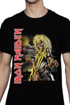 Camiseta Iron Maiden Killers Blusa Oficial Licenciado Banda de Rock Unissex Of0025