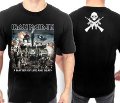Camiseta Iron Maiden Of0073 Consulado Do Rock Oficial Banda