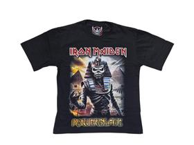Camiseta Iron Maiden Powerslave Blusa Com Costas Adulto Unissex Mrp011 Camiseta Iron Maiden Powerslave Blusa Com Costas Adulto Unissex Mrp011