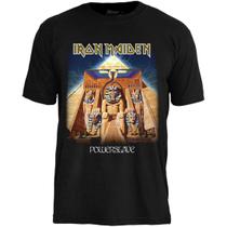 Camiseta Iron Maiden Powerslave Stamp Rockwear Ts1159