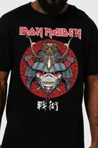 Camiseta Iron Maiden Preta Eddie Senjutsu Rock Heavy Metal OF0050 MB