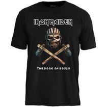 Camiseta Iron Maiden The Book of Souls Bones Camiseta Iron Maiden The Book of Souls Bones