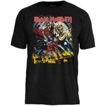 Camiseta Iron Maiden The Number Of The Beast Cor:PretoTamanho:G Camiseta Iron Maiden The Number Of The Beast Cor:PretoTamanho:G