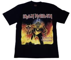Camiseta Iron Maiden The Number of the Beast Eddie Heavy Metal Classic BO268 RCH