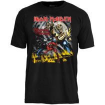 Camiseta Iron Maiden The Number Of The Beast Stamp TS1483
