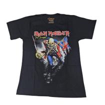 Camiseta Iron Maiden The Trooper Blusa Adulto Unissex Bor005 Camiseta Iron Maiden The Trooper Blusa Adulto Unissex Bor005