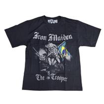 Camiseta Iron Maiden The Trooper Blusa Adulto Unissex Mr400 Camiseta Iron Maiden The Trooper Blusa Adulto Unissex Mr400