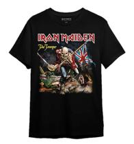 Camiseta Iron Maiden The Trooper Camiseta Banda Iron Maiden Camiseta Iron Maiden The Trooper Camiseta Banda Iron Maiden