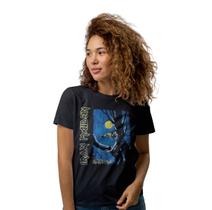 Camiseta Iron Mainden Lua Adulto Camiseta Iron Mainden Lua Adulto