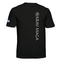 Camiseta Israel Krav Maga Arte Marcial Cor:PretaTamanho:M