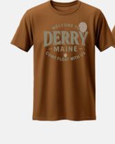Camiseta It A Coisa Bem Vindos A Derry Mayne 100% Algodão Unissex