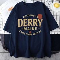 Camiseta It A Coisa Bem-vindos A Derry Unissex 100% Algodão