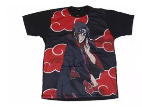 Camiseta Itachi Uchiha Akatsuki Blusa Adulto Unissex Naruto A238 BM - Animes