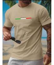 Camiseta Italia Camisa Italy 100% Algodão Conforto Atemporal