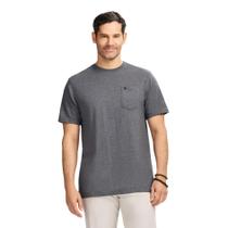 Camiseta IZOD Saltwater Soft Wash con Bolsillo en Carbón Jaspeado