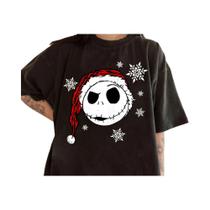Camiseta Jack Skellington Sally Oogie Boogie Zero Papai Noel Luzes De Natal Disney O Estranho Mundo Camiseta Jack Skellington Sally Oogie Boogie Zero Papai Noel Luzes De Natal Disney O Estranho Mundo