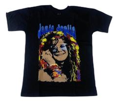 Camiseta Janis Joplin Blusa Adulto Unissex Epi163 BM - Belos Persona