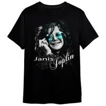Camiseta Janis Joplin Consulado do Rock Camiseta Janis Joplin Consulado do Rock