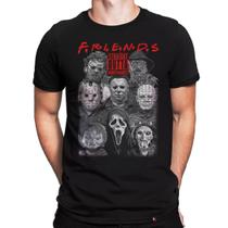 Camiseta Jason Freddy Krueger Chucky Friends Terror Filmes