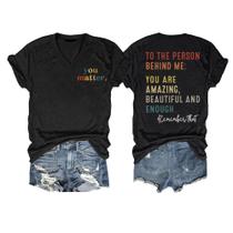Camiseta JBF Cloth You Matter to The Person Behind Me preta Camiseta JBF Cloth You Matter to The Person Behind Me preta