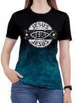 Camiseta Jesus bíblia gospel evangélica Feminina Roupas est4