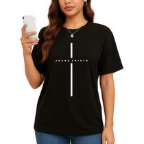 Camiseta Jesus Cristo Cruz 100% Algodão Premium
