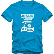 Camiseta Jesus Fé Evangélico Plus Size Tamanho Especial G1 G2 G3