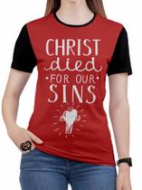 Camiseta Jesus Gospel criativa Feminina Evangélicas Roupa VM