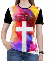 Camiseta Jesus gospel evangélica Feminina Roupas Infantil E7