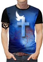 Camiseta Jesus PLUS SIZE Gospel Criativa Masculina Blusa Cz
