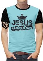 Camiseta Jesus PLUS SIZE Gospel criativa Masculina Roupa AZC