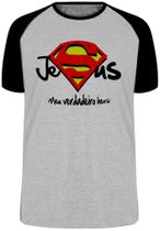 Camiseta Jesus verdadeiro Herói Blusa Plus Size extra grande adulto ou infantil Camiseta Jesus verdadeiro Herói Blusa Plus Size extra grande adulto ou infantil