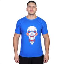 Camiseta Jigsaw Jogos Mortais Adulto Algodão Reforçado