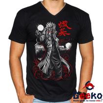 Camiseta Jiraya 100% Algodão Ero Sennin Naruto Anime Geeko