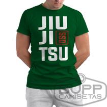 Camiseta Jiu Jitsu Camisa Masculina Jiujitsu Bjj Vale Tudo Artes Marciais MMA 100% Algodão