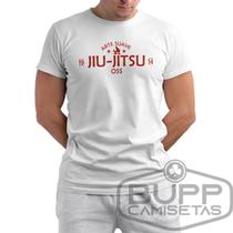 Camiseta Jiu Jitsu Masculina Bjj Vale Tudo Artes Marciais MMA 100% Algodão