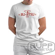 Camiseta Jiu Jitsu Masculina Bjj Vale Tudo Artes Marciais MMA 100% Algodão Camiseta Jiu Jitsu Masculina Bjj Vale Tudo Artes Marciais MMA 100% Algodão