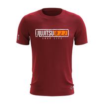 Camiseta Jiu Jitsu Padrão Shap Life Laranja Gym Unissex