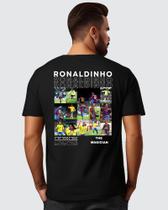 Camiseta Jogadores Ronaldinho Fotos 100% Algodão