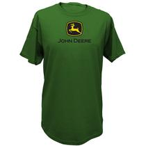 Camiseta John Deere com logotipo masculino XXL em verde John Deere